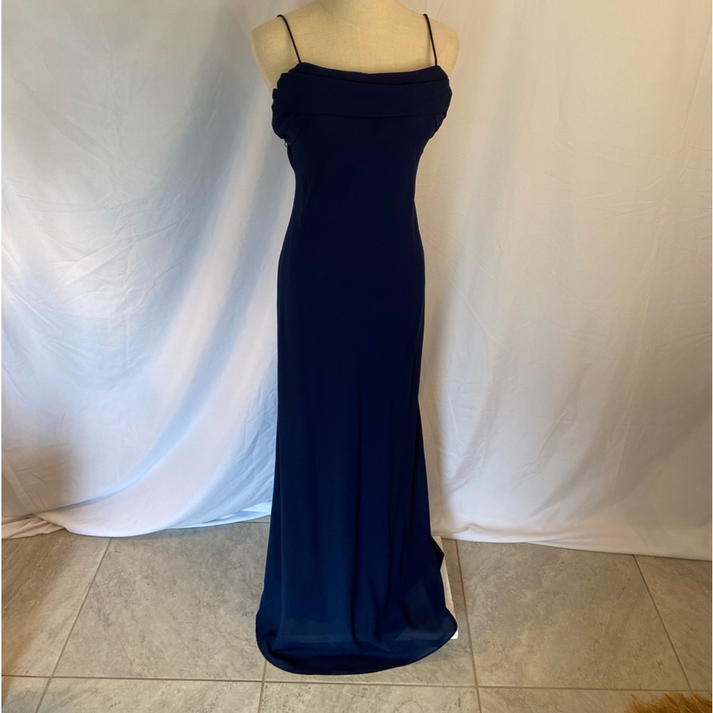 Vintage Blondie Nites by Jaslene Tie Back Chifon Dress - Picture 2 of 8